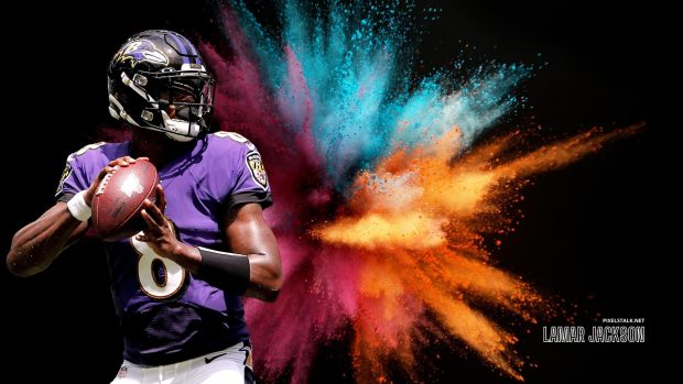 Lamar Jackson Desktop Wallpaper.