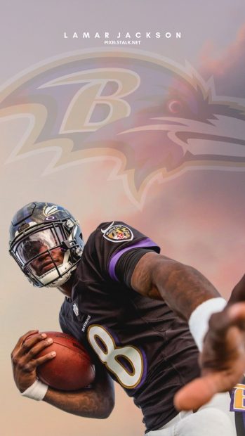 Lamar Jackson HD Wallpaper Free download.