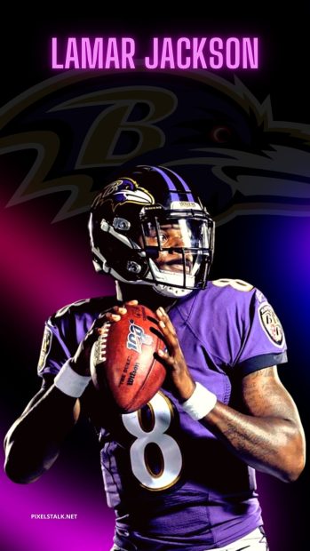 Lamar Jackson Wallpaper for Iphone.