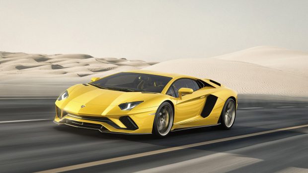 Lamborghini Aventador Wide Screen Wallpaper.