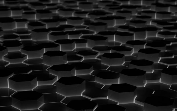 Laptop Black 3D HD Wallpaper.