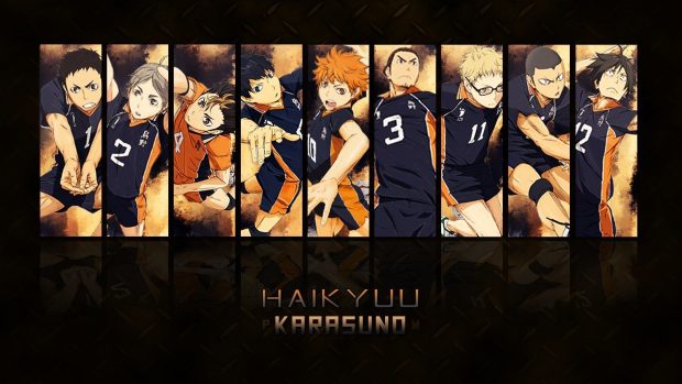 Laptop Haikyuu Background HD.