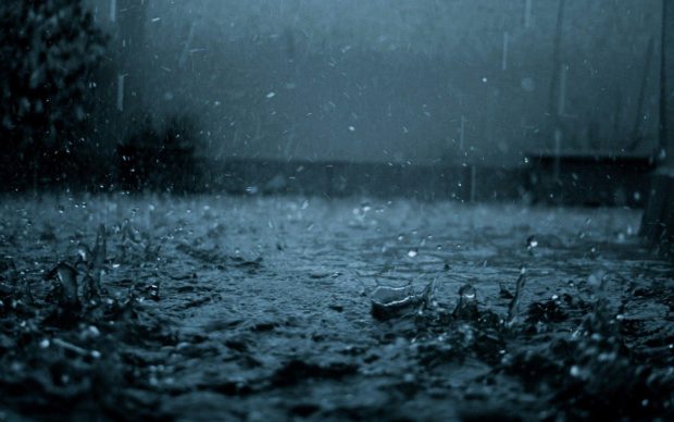 Laptop Rain Background HD.