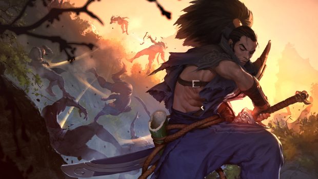 Leaguage Of Legends Yasuo Wallpaper HD.