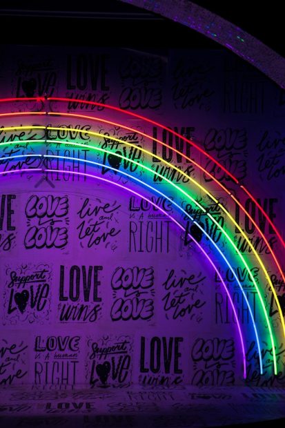Led Rainbow Wallpaper HD.