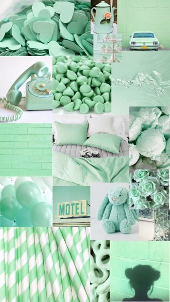 Light Green Aesthetic Background HD.