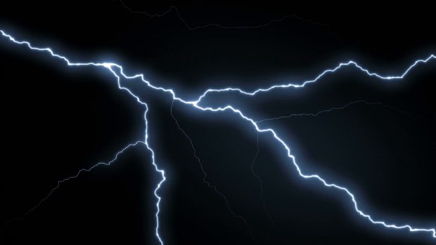 Lightning Wide Screen Background.