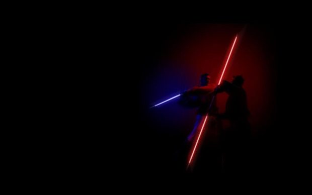 Lightsaber Wide Screen Wallpaper.