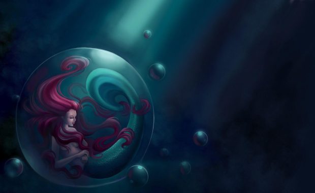 Little Mermaid Wide Screen Background HD.