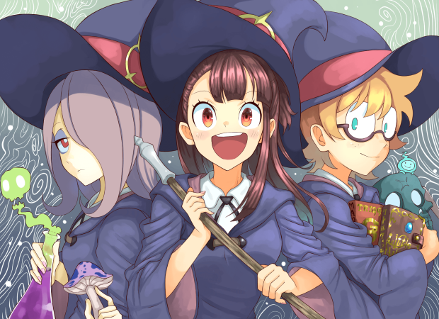 Little Witch Academia Wide Screen Wallpaper HD.