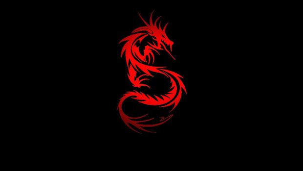 Logo Red Dragon Wallpaper HD.