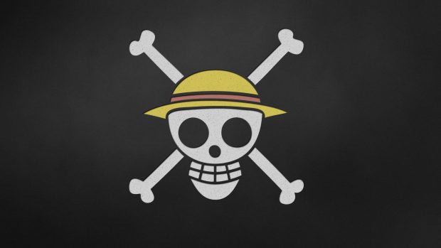 Logo Straw Hat Pirates One Piece HD Wallpaper.