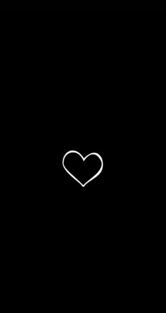 Love Cute Black Wallpaper For iPhone HD.