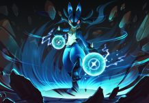 Lucario Desktop Wallpaper.