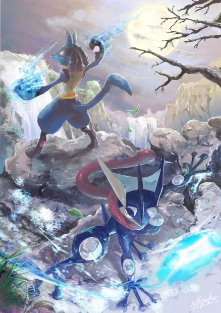 Lucario Pokemon Phone Wallpaper HD.