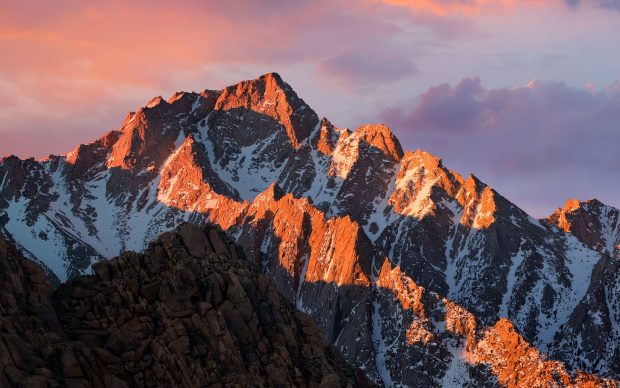 Mac Backgrounds Mountain 4K HD.