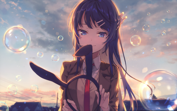 Mai Sakurajima Wallpaper HD Free download.