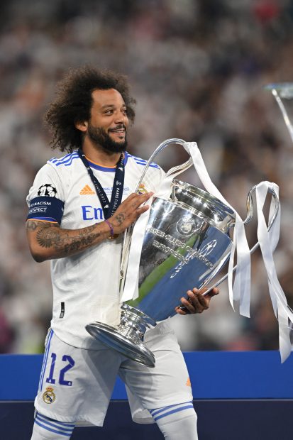 Marcelo Real Madrid UEFA Champions League 2022 Wallpaper HD.