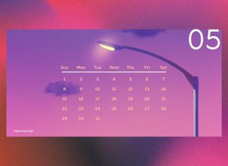 May 2022 Calendar Backgrounds Aesthetic.