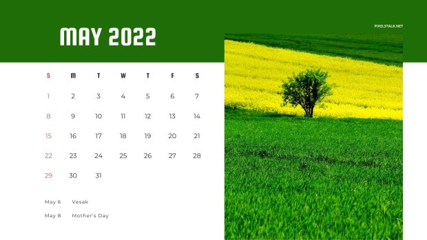 May 2022 Calendar Backgrounds HD Free download.