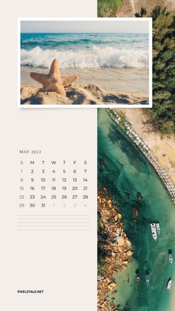 May 2022 Calendar Wallpaper for Iphone.