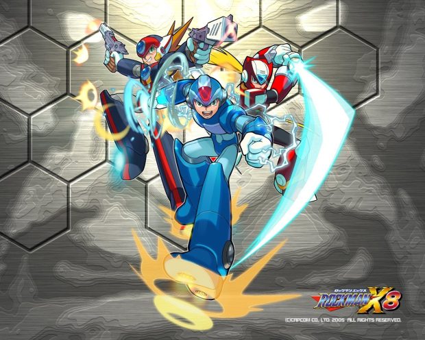 Mega Man X Wide Screen Wallpaper.