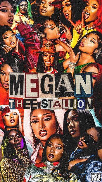 Megan Thee Stallion Wallpaper HD Free download.