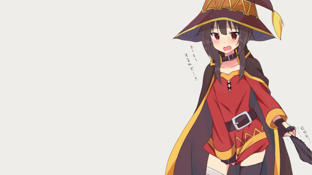 Megumin Shy Konosuba Wallpaper HD.