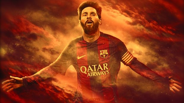 Messi Wide Screen Wallpaper HD.