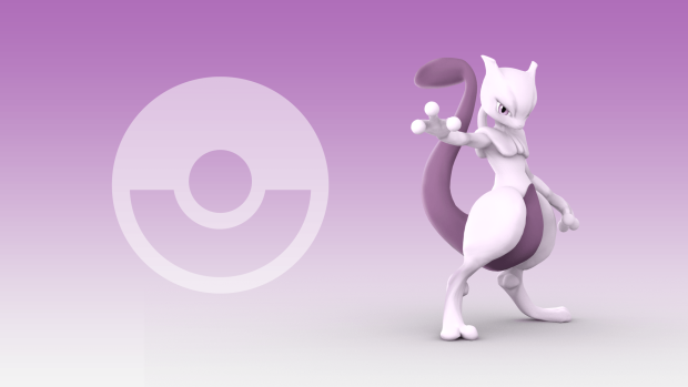 Mewtwo Wide Screen Wallpaper.