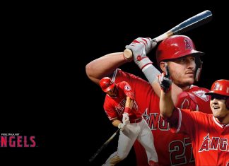 Mike Trout Desktop Wallpaper.