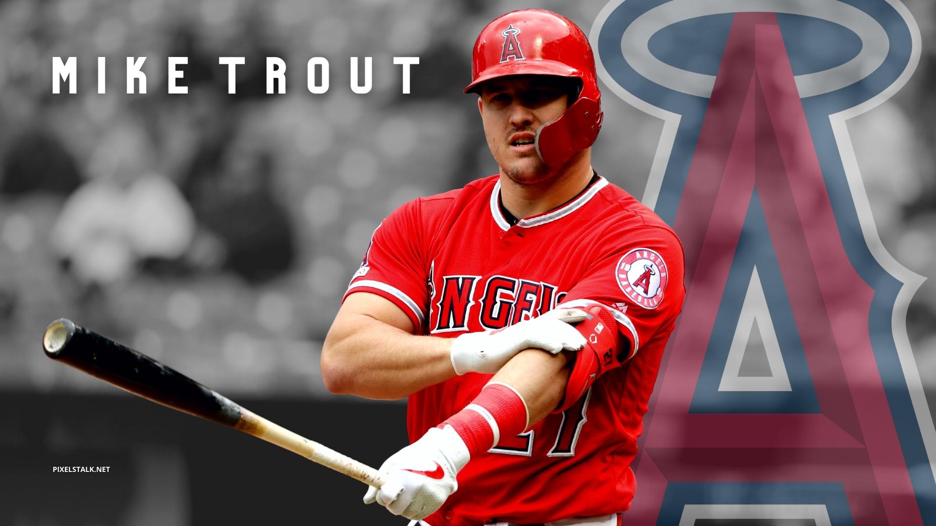 mike trout iPhone Wallpapers Free Download