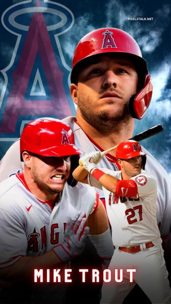 Mike Trout Wallpaper HD Free download.