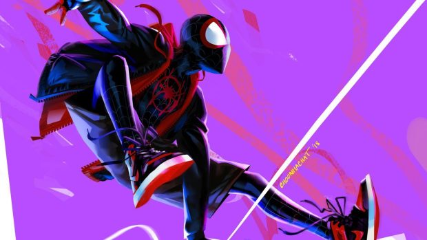 Miles Morales Wallpaper HD.