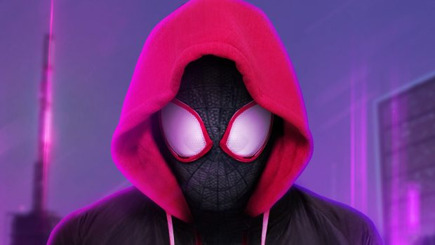 Miles Morales Wide Screen Wallpaper HD.