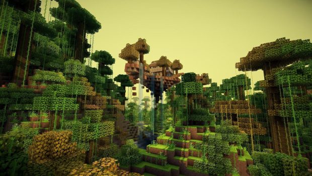 Minecraft 4K Backgrounds for Desktop.