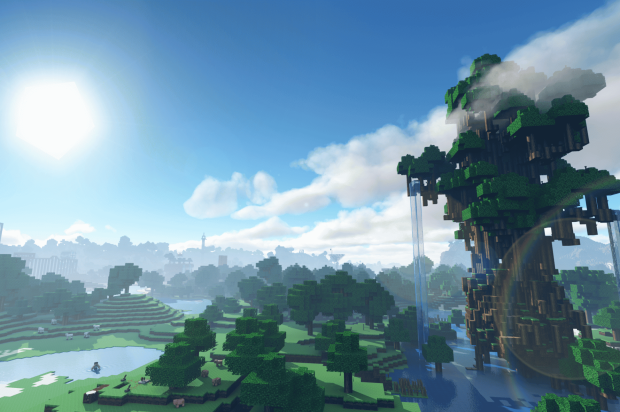 Minecraft Aesthetic Wallpaper Free Download.