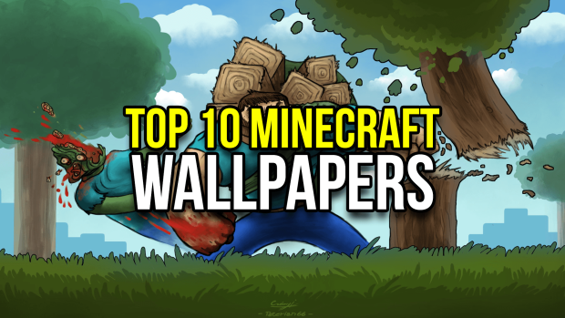 Minecraft Background Computer.