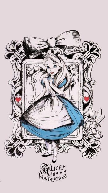 Minimal Alice In Wonderland Wallpapers HD.