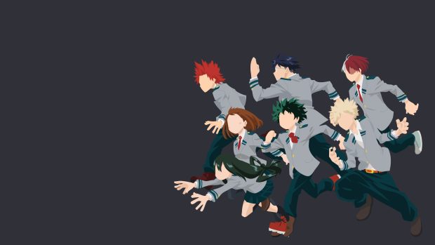 Minimal Boku No Hero Academia Wallpaper HD.