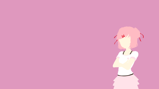 Minimal Ddlc Wallpaper HD.