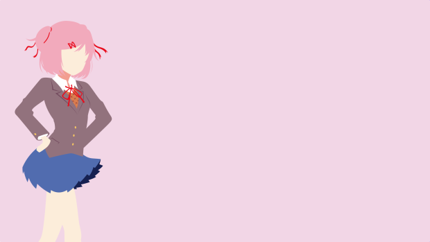 Minimal Doki Doki Literature Club Wallpaper HD.