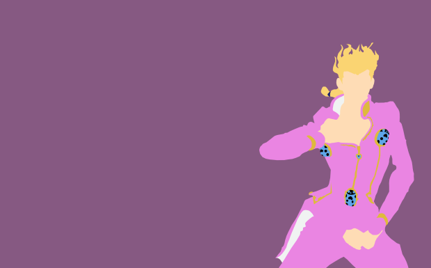 Minimal Giorno Giovanna Wallpaper HD.