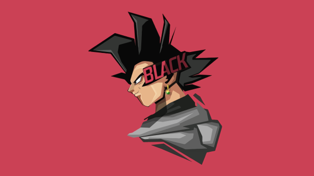Minimal Goku Black Wallpaper HD.
