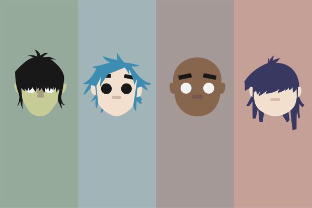 Minimal Gorillaz Wallpaper HD.