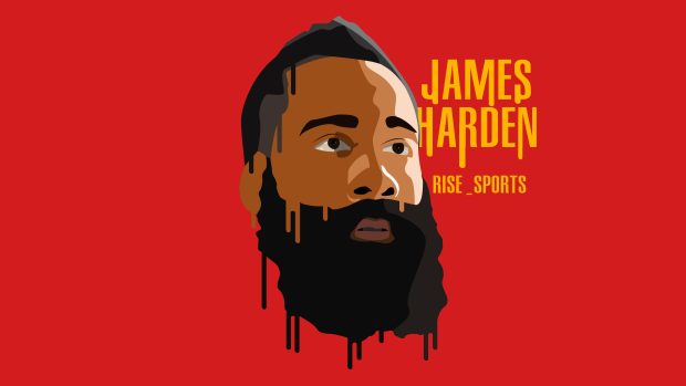 Minimal James Harden Wallpaper HD.