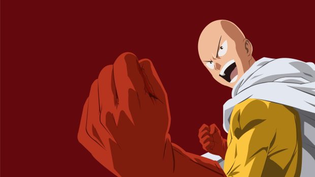 Minimal Saitama Wallpaper HD.