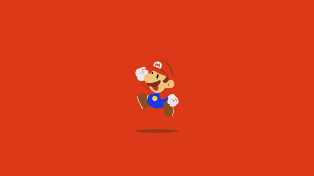 Minimal Super Mario HD Wallpaper.