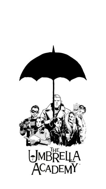 Minimal The Umbrella Academy Wallpaper HD.