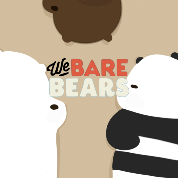 Minimal We Bare Bears Wallpaper HD.